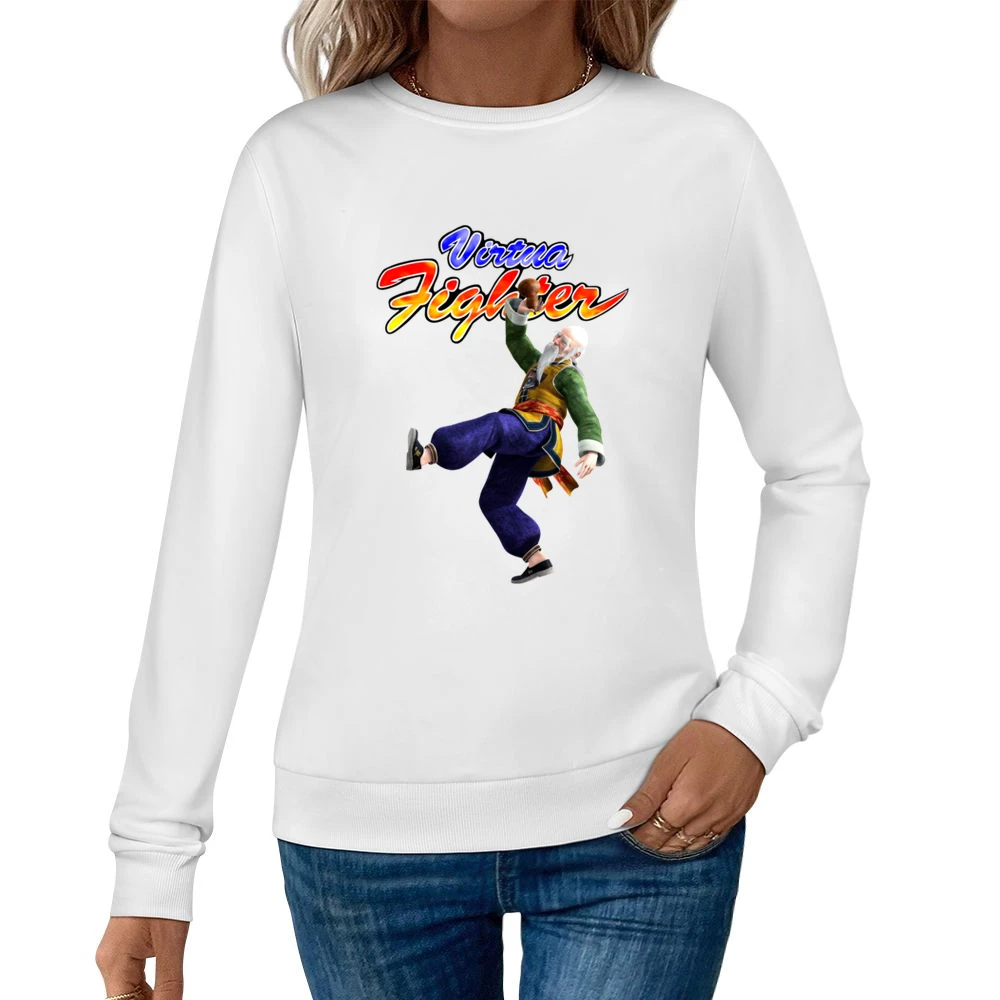 Shun Di Virtua Fighter Arcade Fighting Retro Video Game Character Fan Women Pullover Sweatshirt