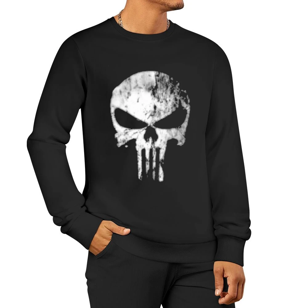 Skatter skull the punisher Men Pullover Sweatshirt