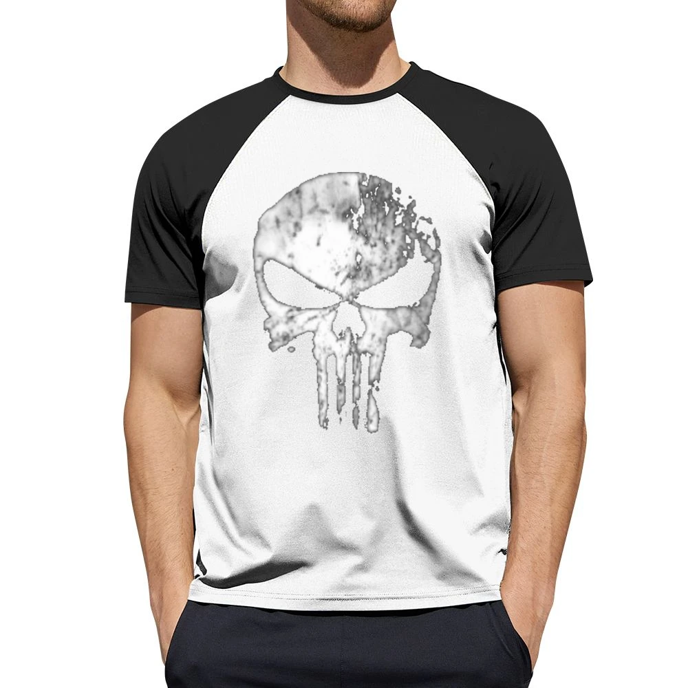 Skatter skull the punisher Men Short Sleeve T-Shirt