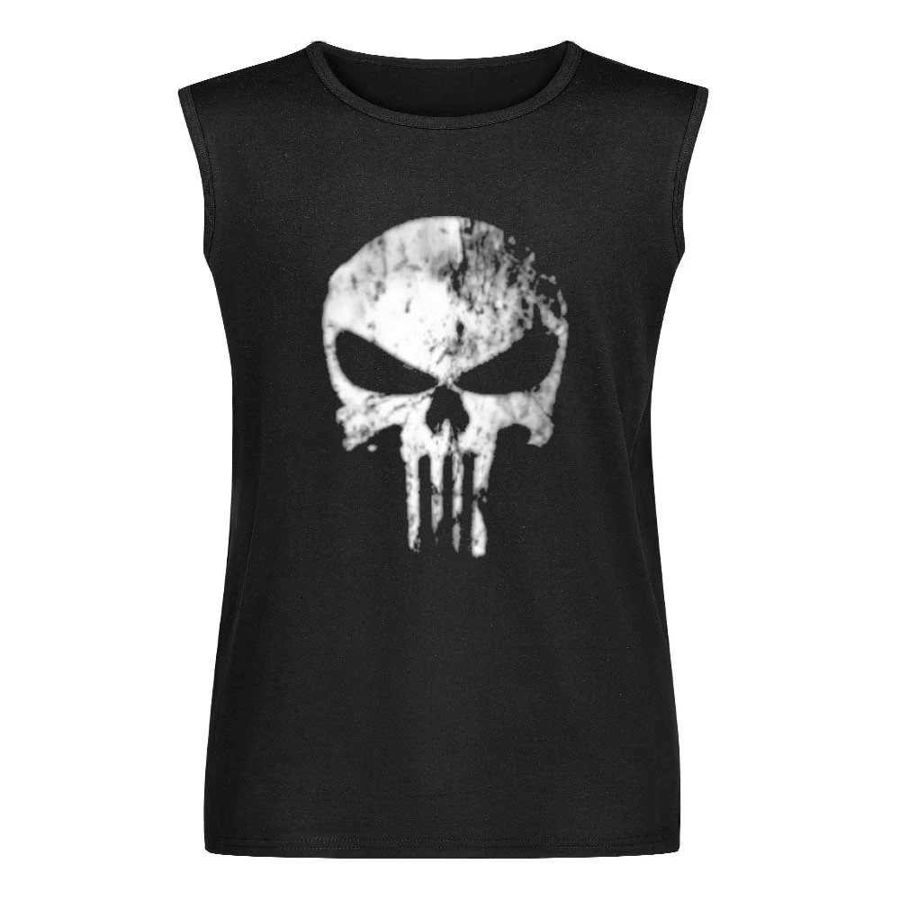 Skatter skull the punisher Men Sleeveless T-Shirt