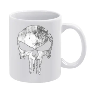 Skatter skull the punisher White Mug