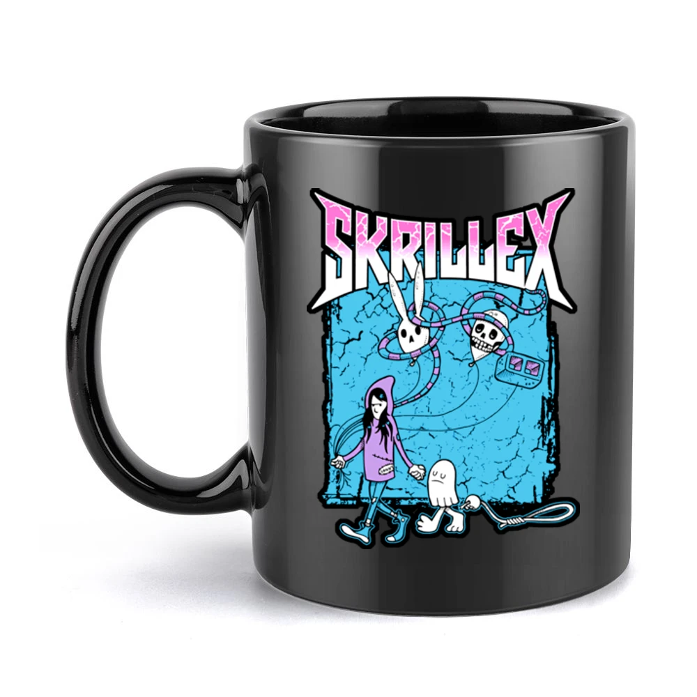 Skrillex Music Electronic Dj Black Mug