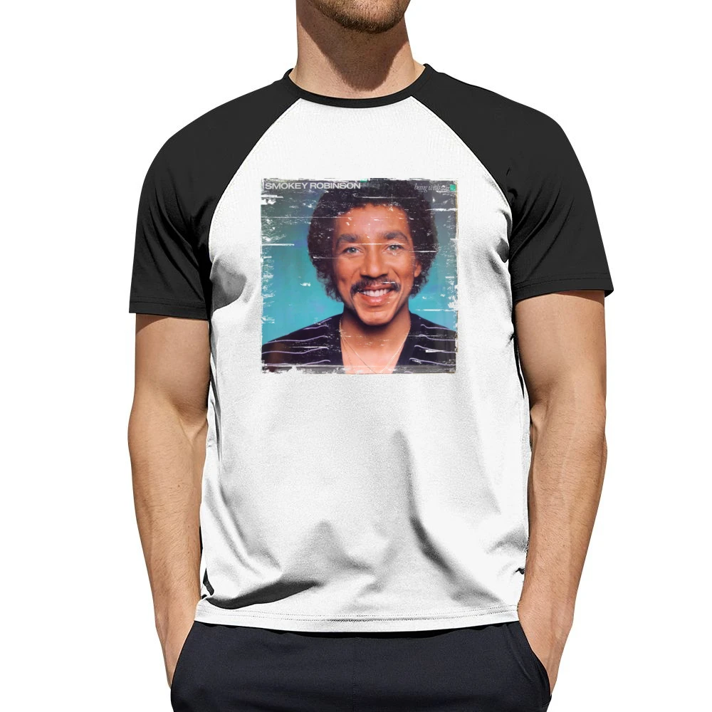 Smokey Robinson Being With You Album Cover Distressed Image Men Short Sleeve T-Shirt
