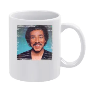 Smokey Robinson Being With You Album Cover Distressed Image White Mug