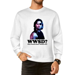 Snake Plissken What Would he Do Escape from New York European Size Pullover Sweater