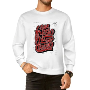So Fresh And So Clean Hip Hop European Size Pullover Sweater