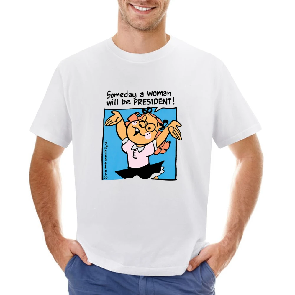 Someday A Woman Will Be President Vintage Controversial Walmart Americ Asian Size Men T-Shirt