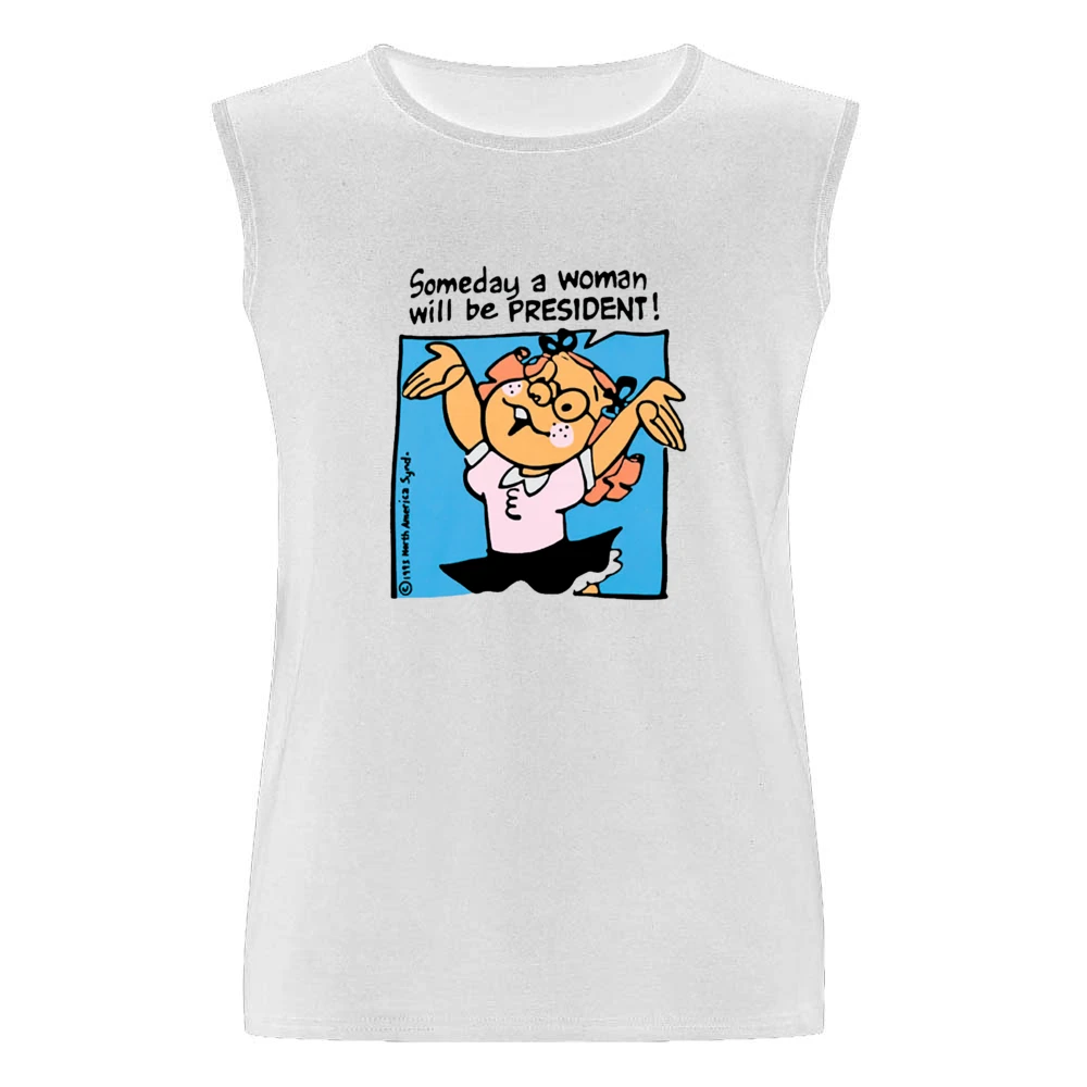 Someday A Woman Will Be President Vintage Controversial Walmart Americ Men Sleeveless T-Shirt