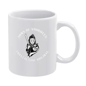 Sons Of Voorhees Tee White Mug