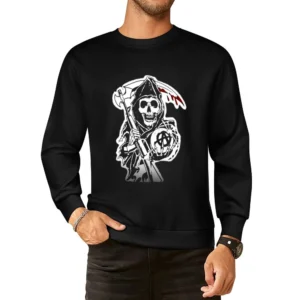 Sons of Anarchy the reaper guillotine European Size Pullover Sweater