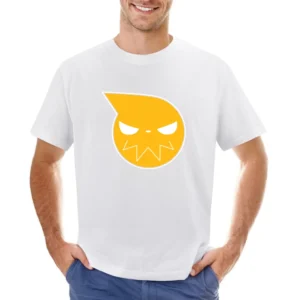 Soul eater manga anime yellow soul ghost Asian Size Men T-Shirt