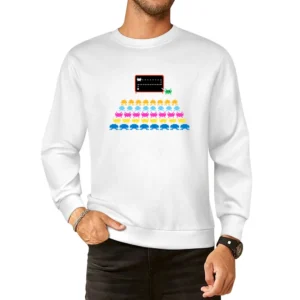 Space Invaders Atari European Size Pullover Sweater