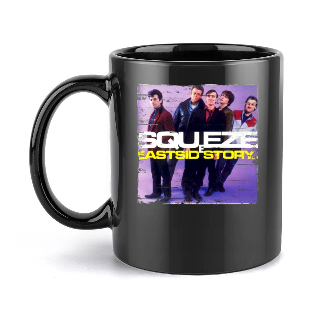 Squeeze East Side Story Album Cover Distressed Image Black Mug