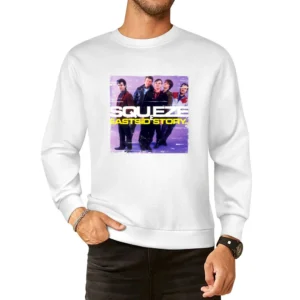 Squeeze East Side Story Album Cover Distressed Image European Size Pullover Sweater