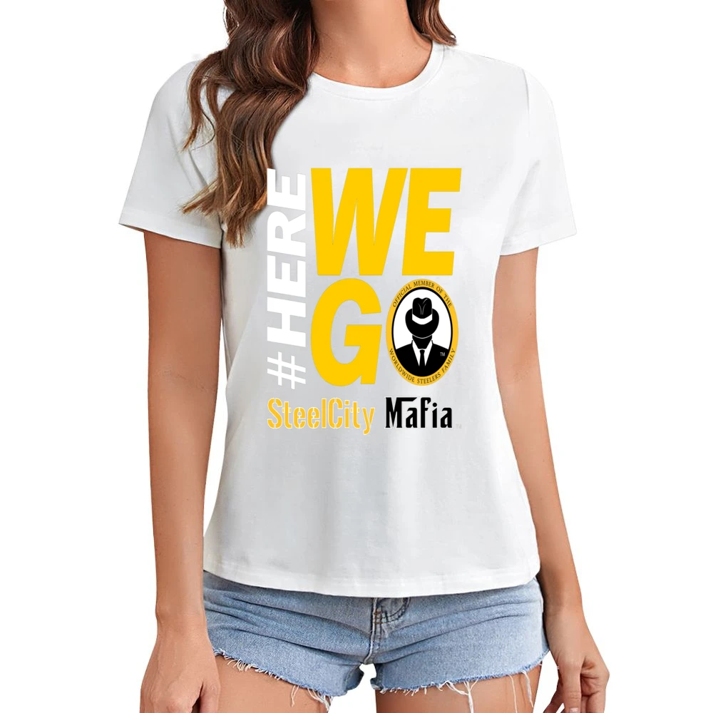 Steel City Mafia Tshirt Asian Size Women Ladies T-shirt