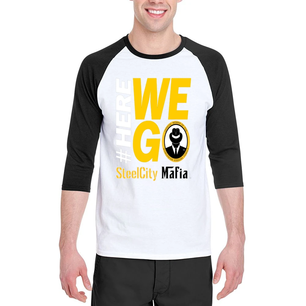 Steel City Mafia Tshirt Men 3/4 Sleeve T-Shirt