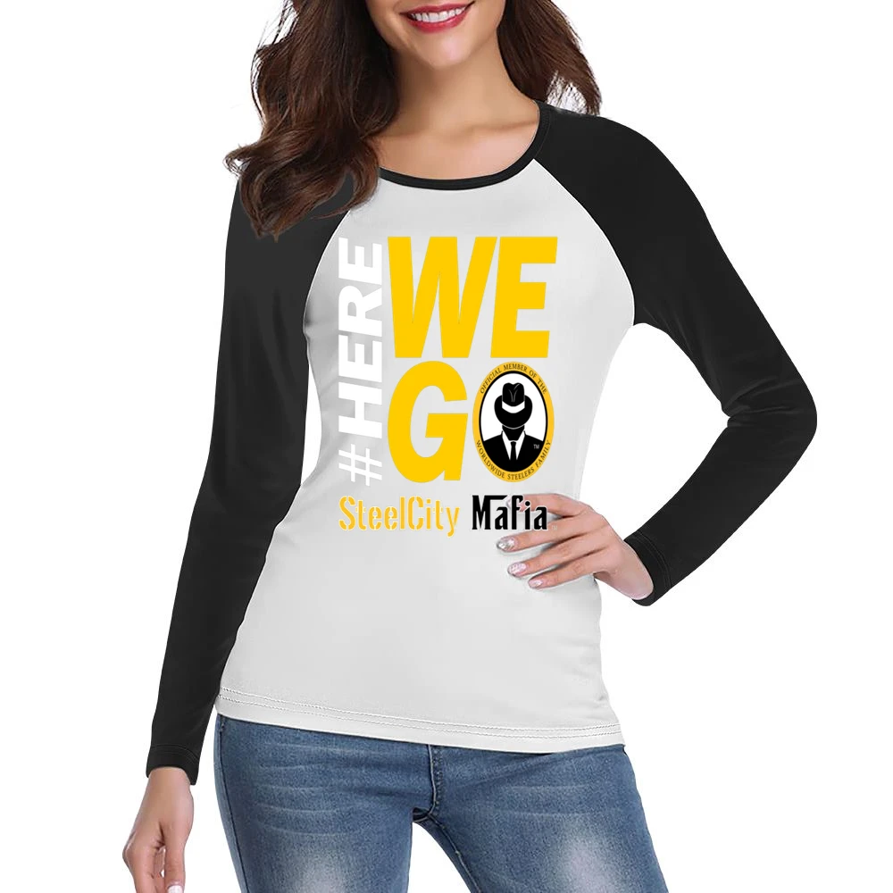 Steel City Mafia Tshirt Women Ladies Long Sleeve T-Shirt