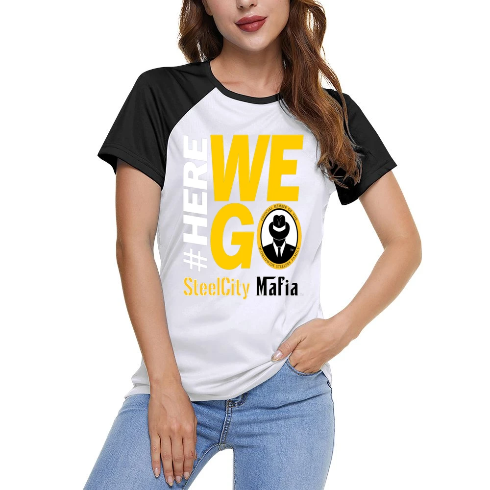 Steel City Mafia Tshirt Women Ladies Short Sleeve T-Shirt