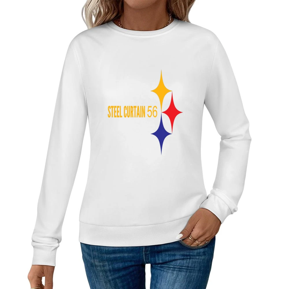 Steel Curtain 56 Women Pullover Sweatshirt