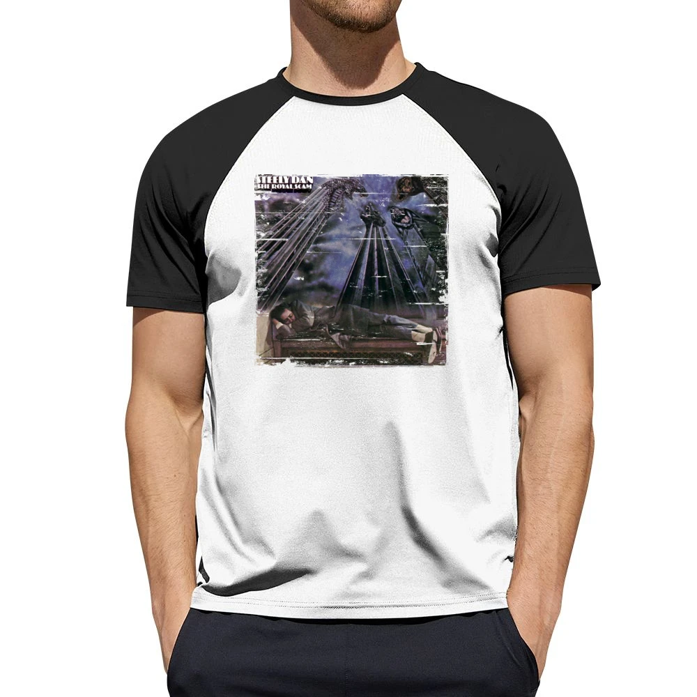 Steely Dan The Royal Scam Album Cover Distressed Image Men Short Sleeve T-Shirt