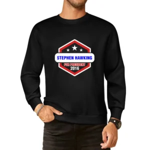 Stephen Hawking For President 2016 Futurama TV Show European Size Pullover Sweater