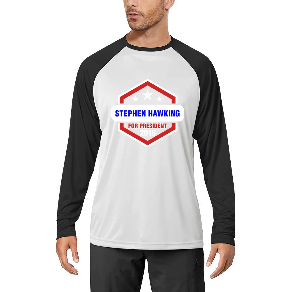 Stephen Hawking For President 2016 Futurama TV Show Men Long Sleeve T-Shirt