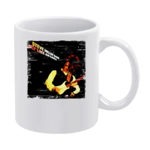 Steve Miller Fly Like An Eagle Album Cover Distressed Image White Mug