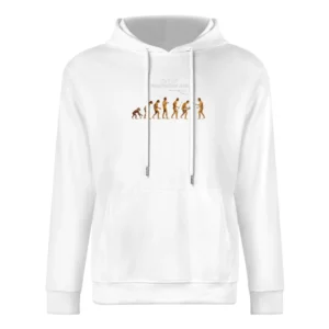 Stop Following Me Evolution European Size Men Hoodie