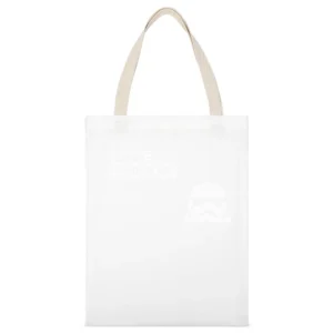 Storm trooper star wars say yes to order 66 White Canvas Tote Shopping Bag