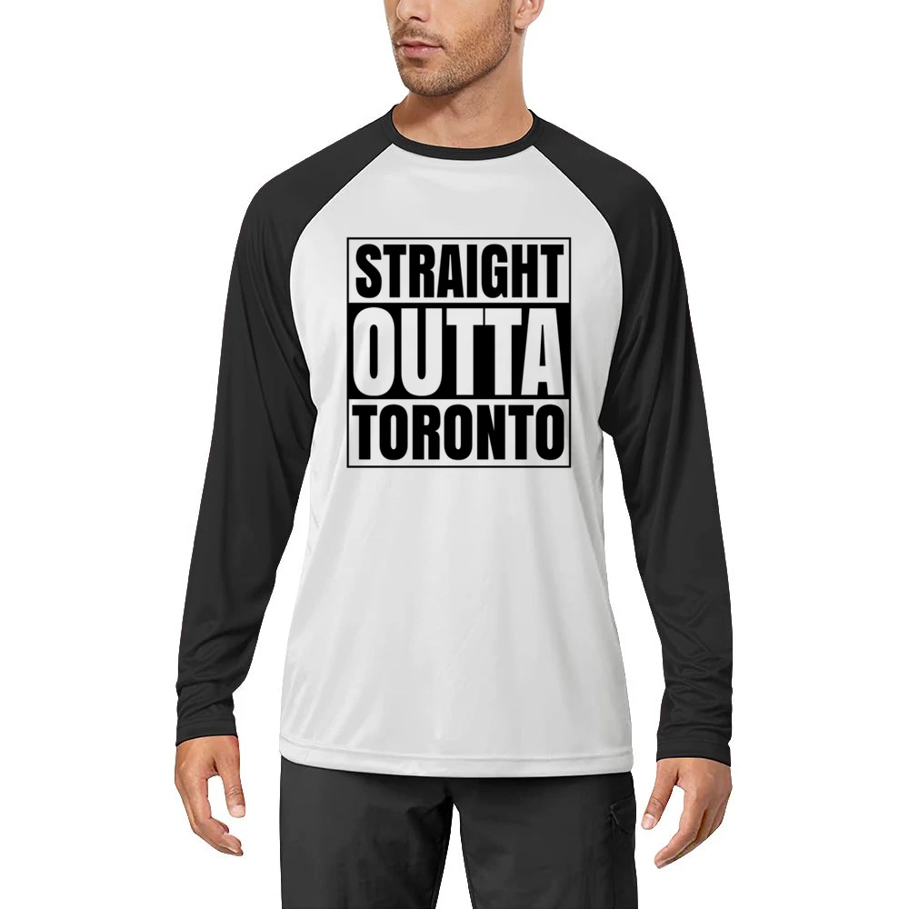 Straight Out Of Toronto Tshirt Men Long Sleeve T-Shirt