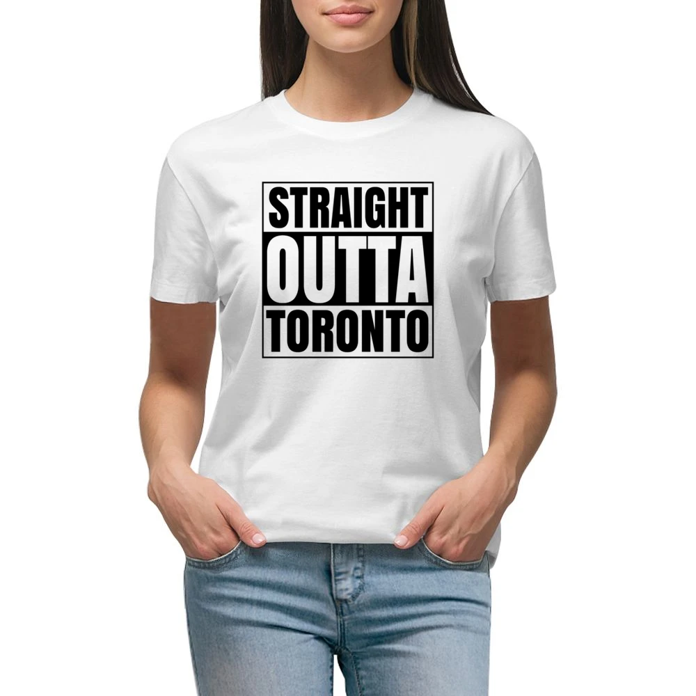 Straight Out Of Toronto Tshirt Premium Women Ladies T-shirt