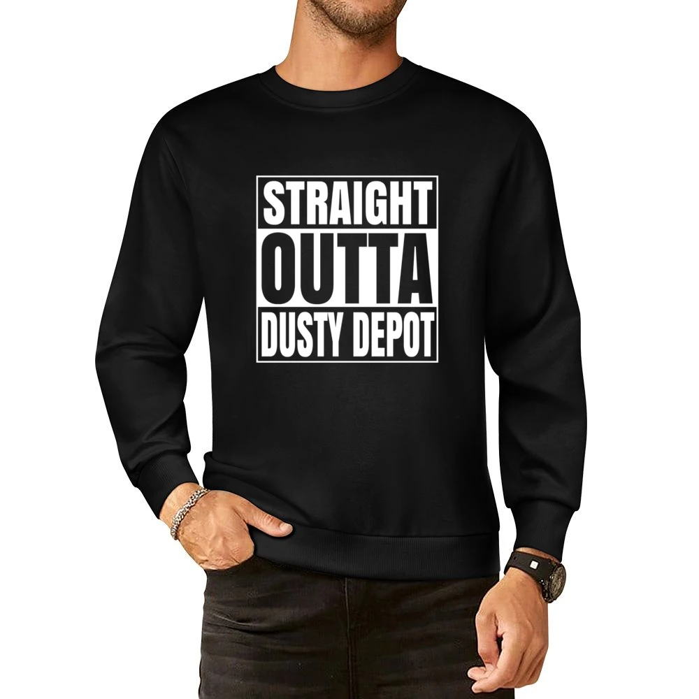 Straight Outta Dusty Depot Fortnite Battle Royale Funny Video Game T S European Size Pullover Sweater