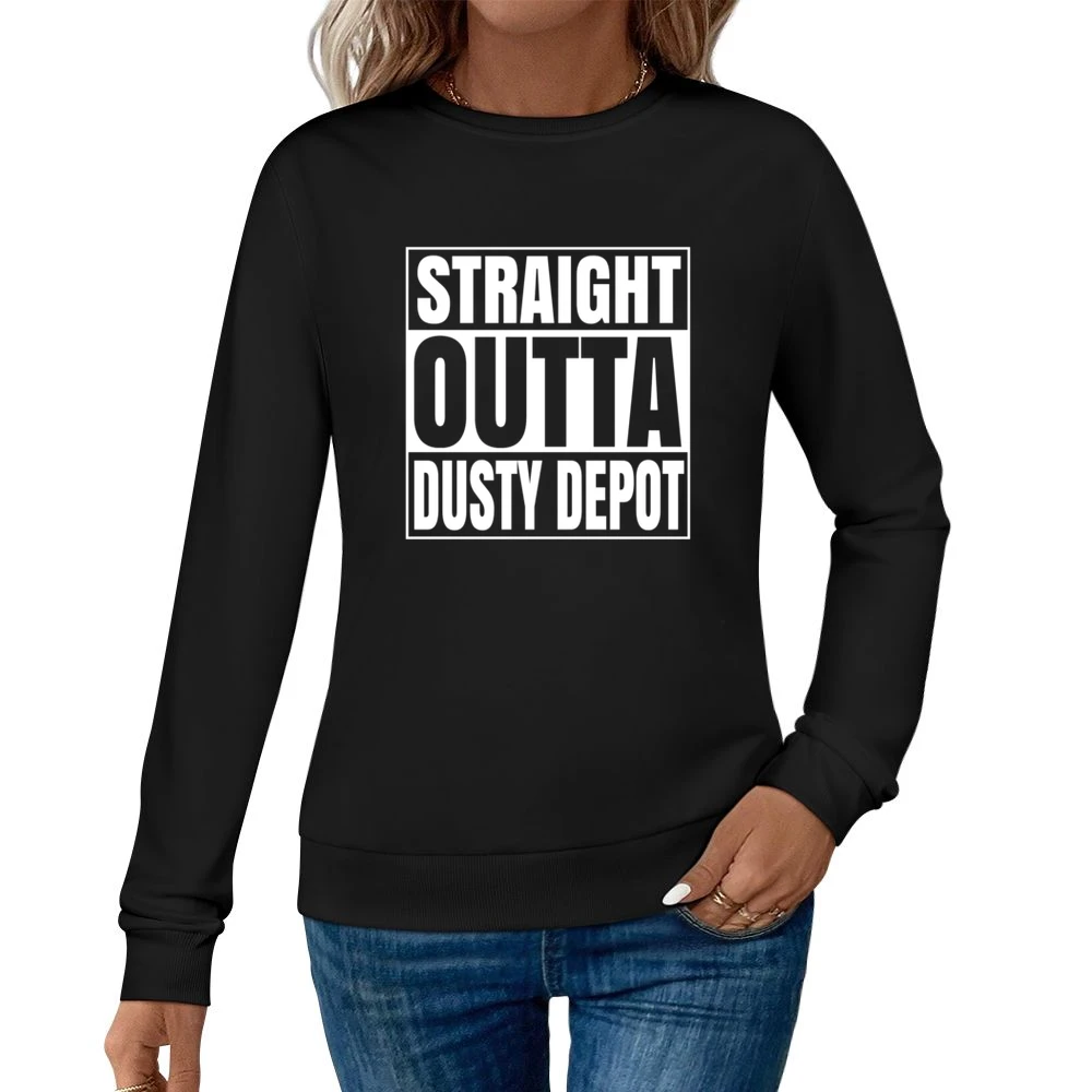 Straight Outta Dusty Depot Fortnite Battle Royale Funny Video Game T S Women Pullover Sweatshirt