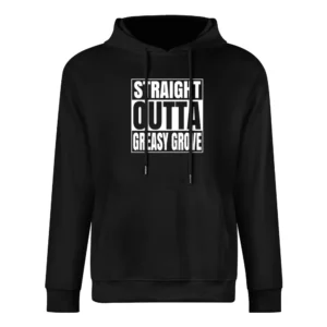 Straight Outta Greasy Grove Fortnite Battle Royale Funny Video Game T European Size Men Hoodie