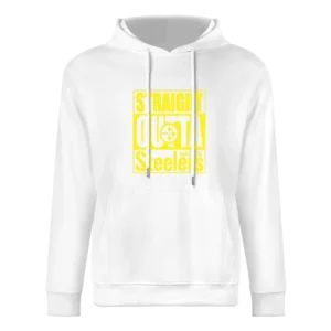 Straight Outta Pittsburgh Football Nation European Size Men Hoodie