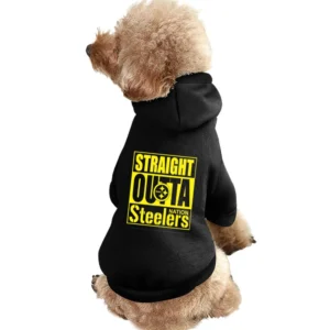 Straight Outta Pittsburgh Football Nation Pet Apparel Clothes