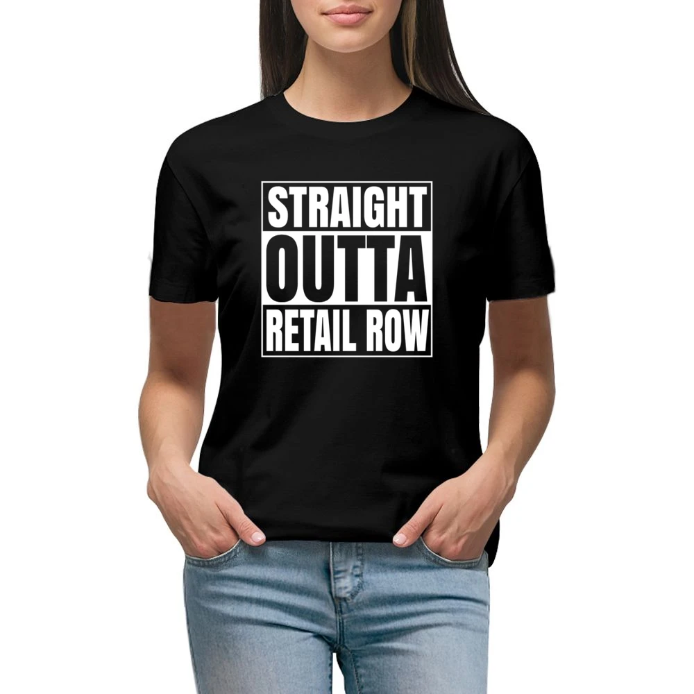 Straight Outta Retail Row Fortnite Battle Royale Funny Video Game T Sh Premium Women Ladies T-shirt