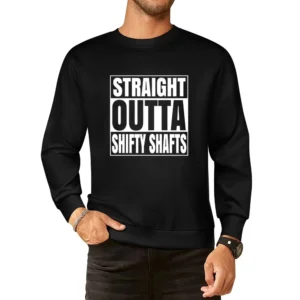 Straight Outta Shifty Shafts Fortnite Battle Royale Funny Video Game T European Size Pullover Sweater