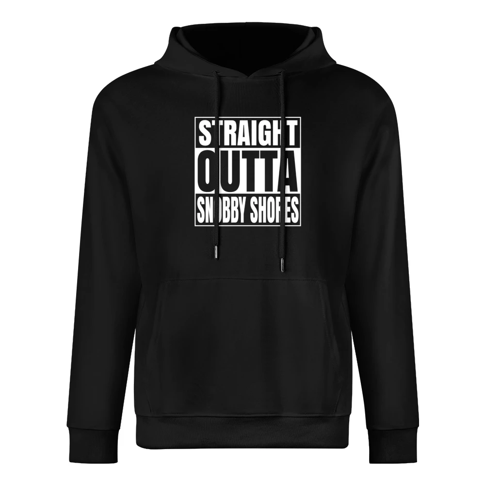Straight Outta Snobby Shores Fortnite Battle Royale Funny Video Game T European Size Men Hoodie
