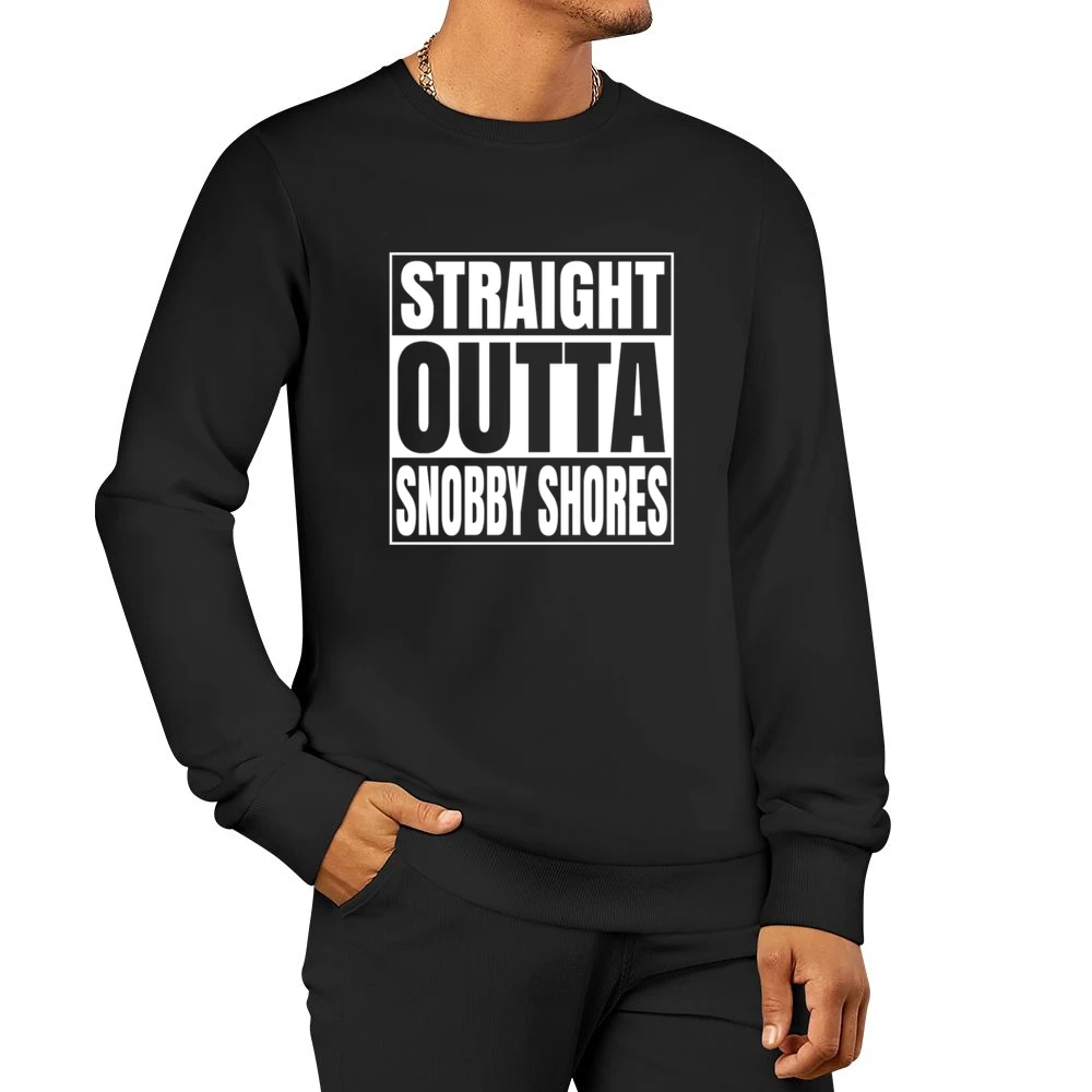 Straight Outta Snobby Shores Fortnite Battle Royale Funny Video Game T Men Pullover Sweatshirt