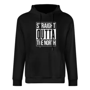 Straight Outta The North Game Of Thrones Popular Graphic TV Show Fan T European Size Men Hoodie