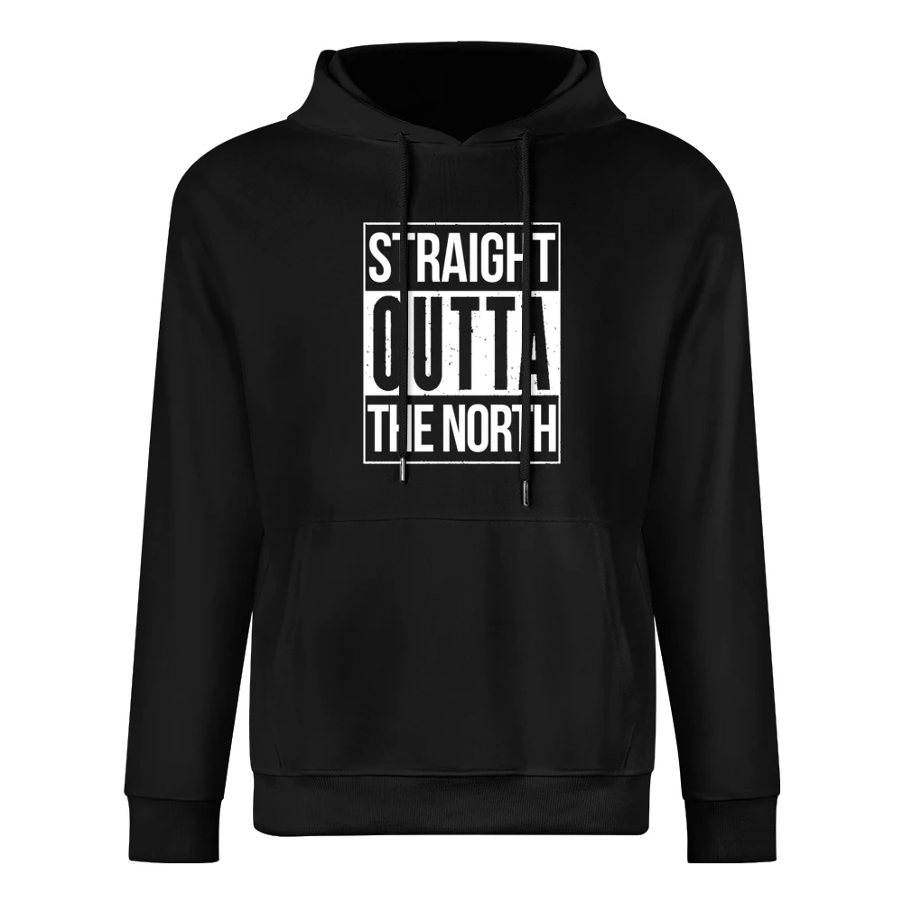 Straight Outta The North Game Of Thrones Popular Graphic TV Show Fan T European Size Men Hoodie