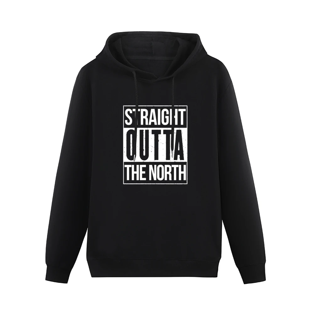 Straight Outta The North Game Of Thrones Popular Graphic TV Show Fan T Men Hoodie Without Pocket