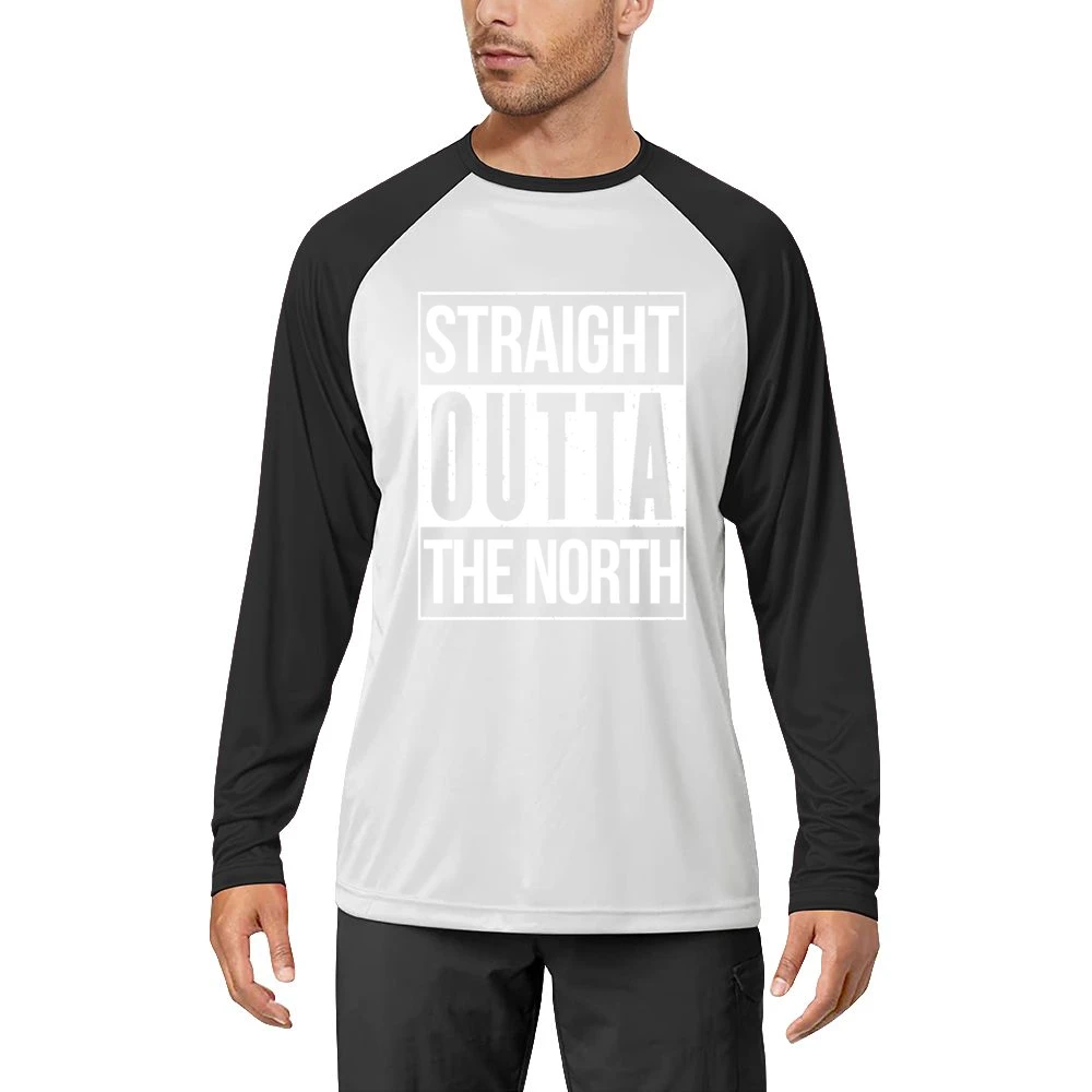 Straight Outta The North Game Of Thrones Popular Graphic TV Show Fan T Men Long Sleeve T-Shirt
