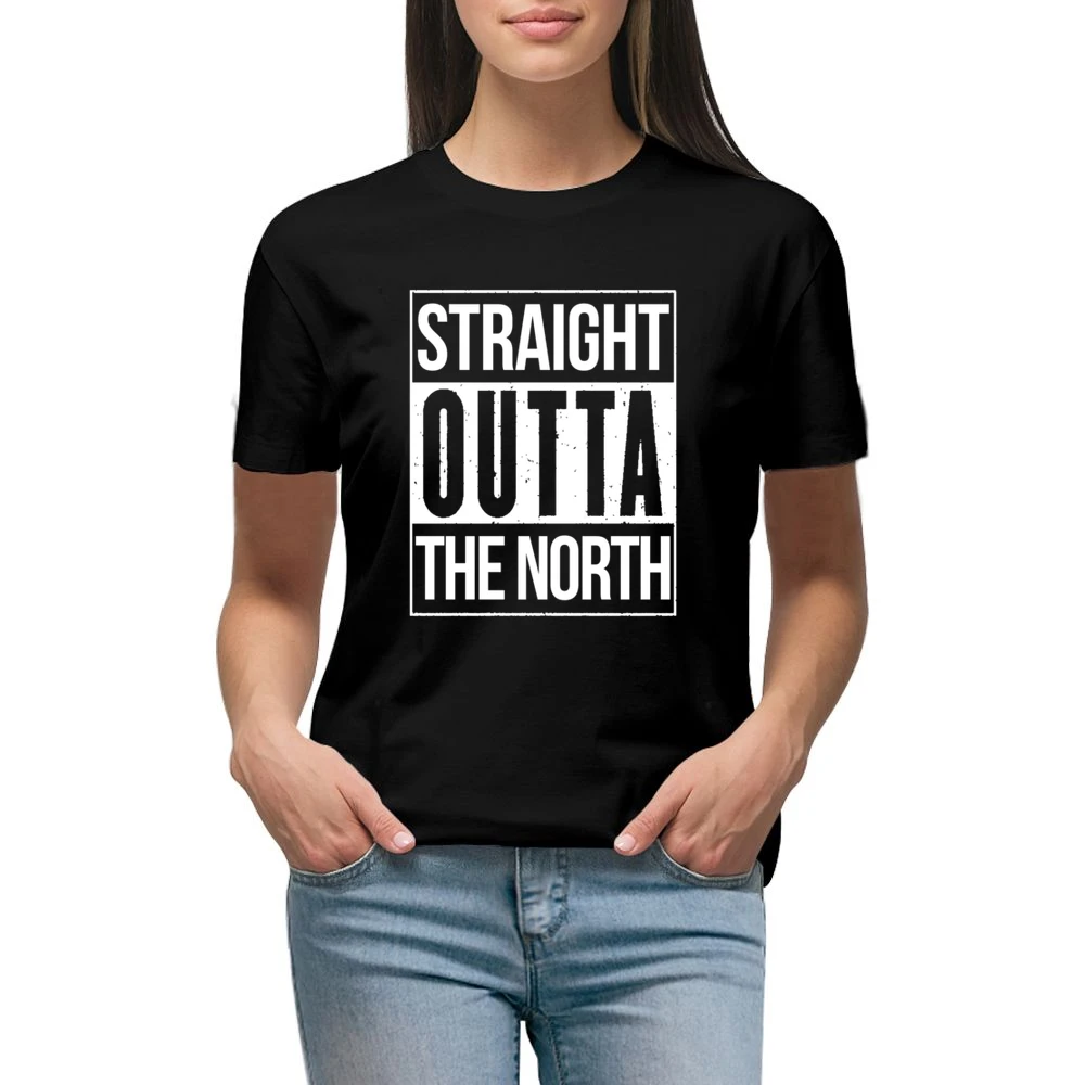 Straight Outta The North Game Of Thrones Popular Graphic TV Show Fan T Premium Women Ladies T-shirt