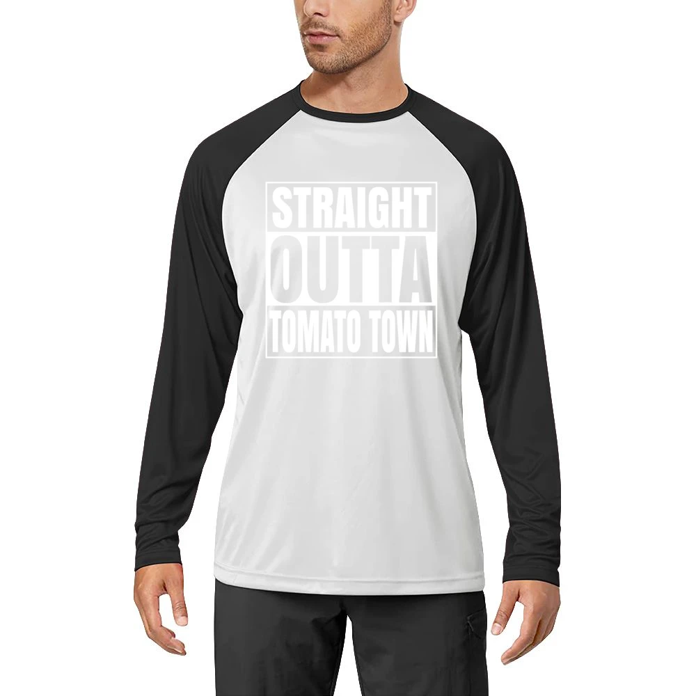 Straight Outta Tomato Town Fortnite Battle Royale Funny Video Game T S Men Long Sleeve T-Shirt