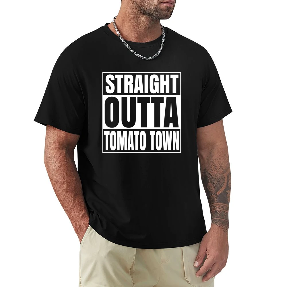 Straight Outta Tomato Town Fortnite Battle Royale Funny Video Game T S Premium Men T-shirt