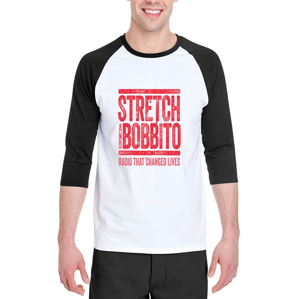 Strech and Bobbito Tshirt Men 3/4 Sleeve T-Shirt