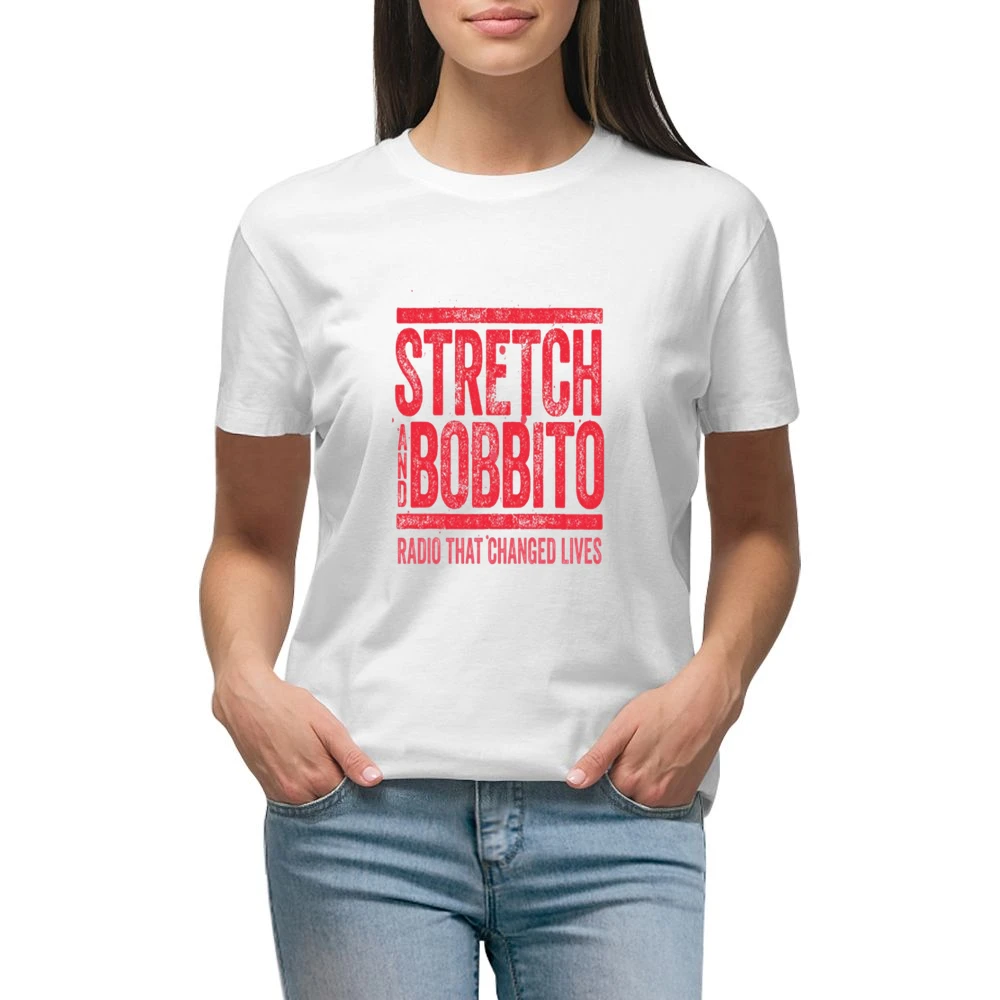 Strech and Bobbito Tshirt Premium Women Ladies T-shirt