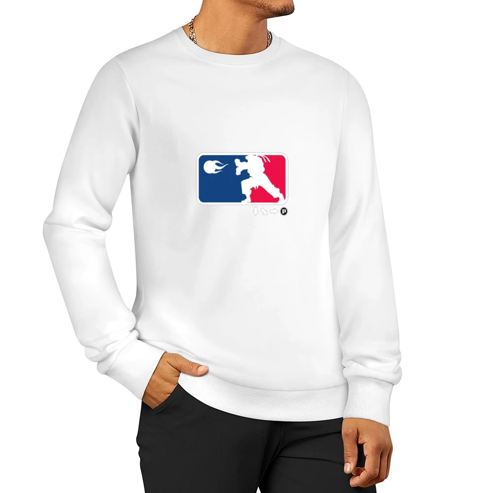 Street Fighter Fireball Tshirt Men Pullover Sweatshirt
